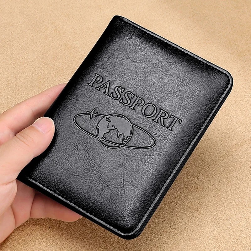 Men'S Accessories Case - للجنسين جلد طبيعي غطاء جواز سفر