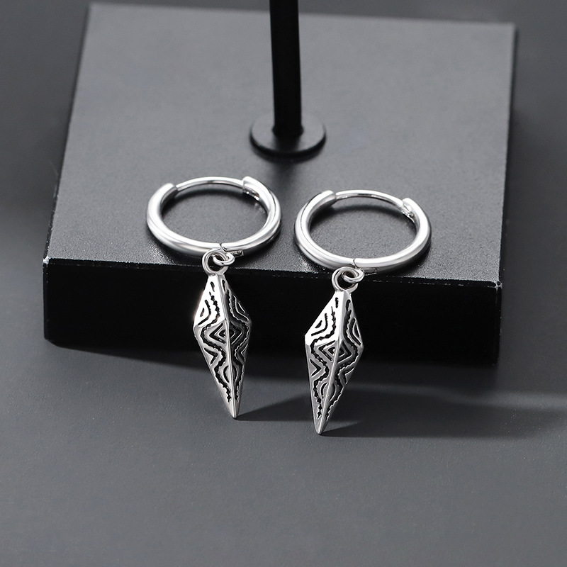 Men'S Accessories Drop Shipping - خمر الهندسة نمط مخروط الأذن مشبك
