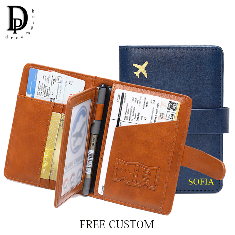 Men'S Accessories Travel Bag - رسائل مخصصة محفظة جواز سفر موضة