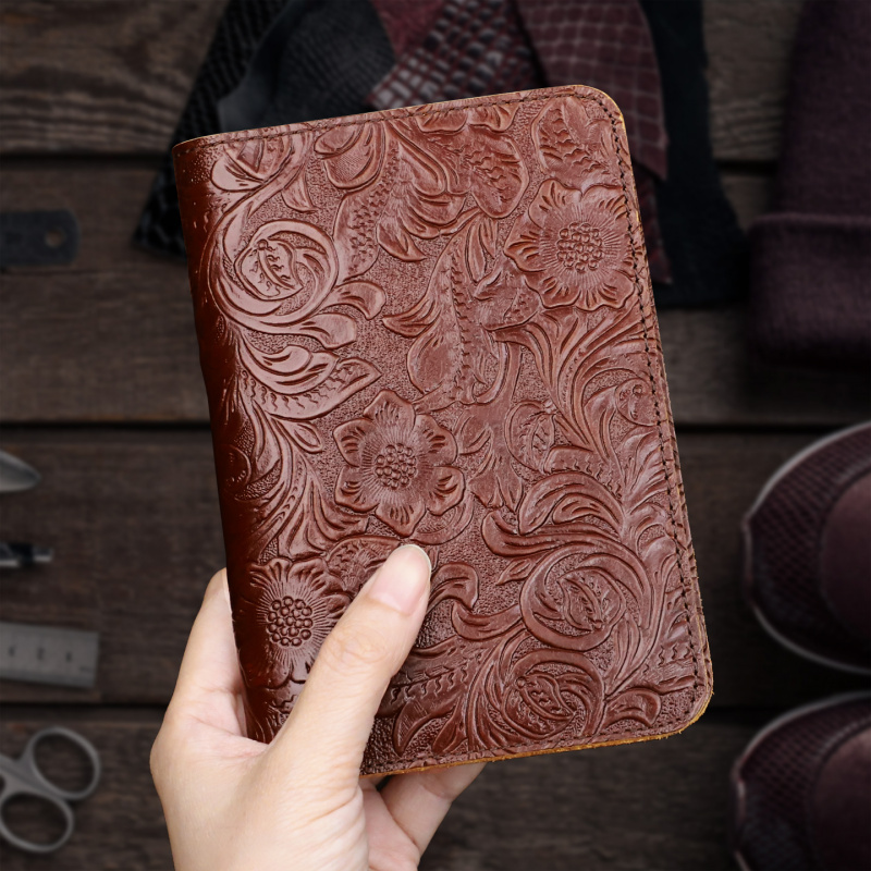 Men'S Accessories Case - حافظة محفظة سفر من الجلد الطبيعي