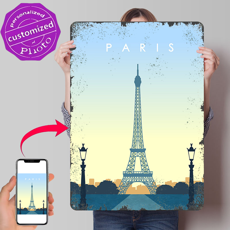 Men'S Accessories Paris - لوحة معدنية مطبوعة ثلاثية الأبعاد بتصميم