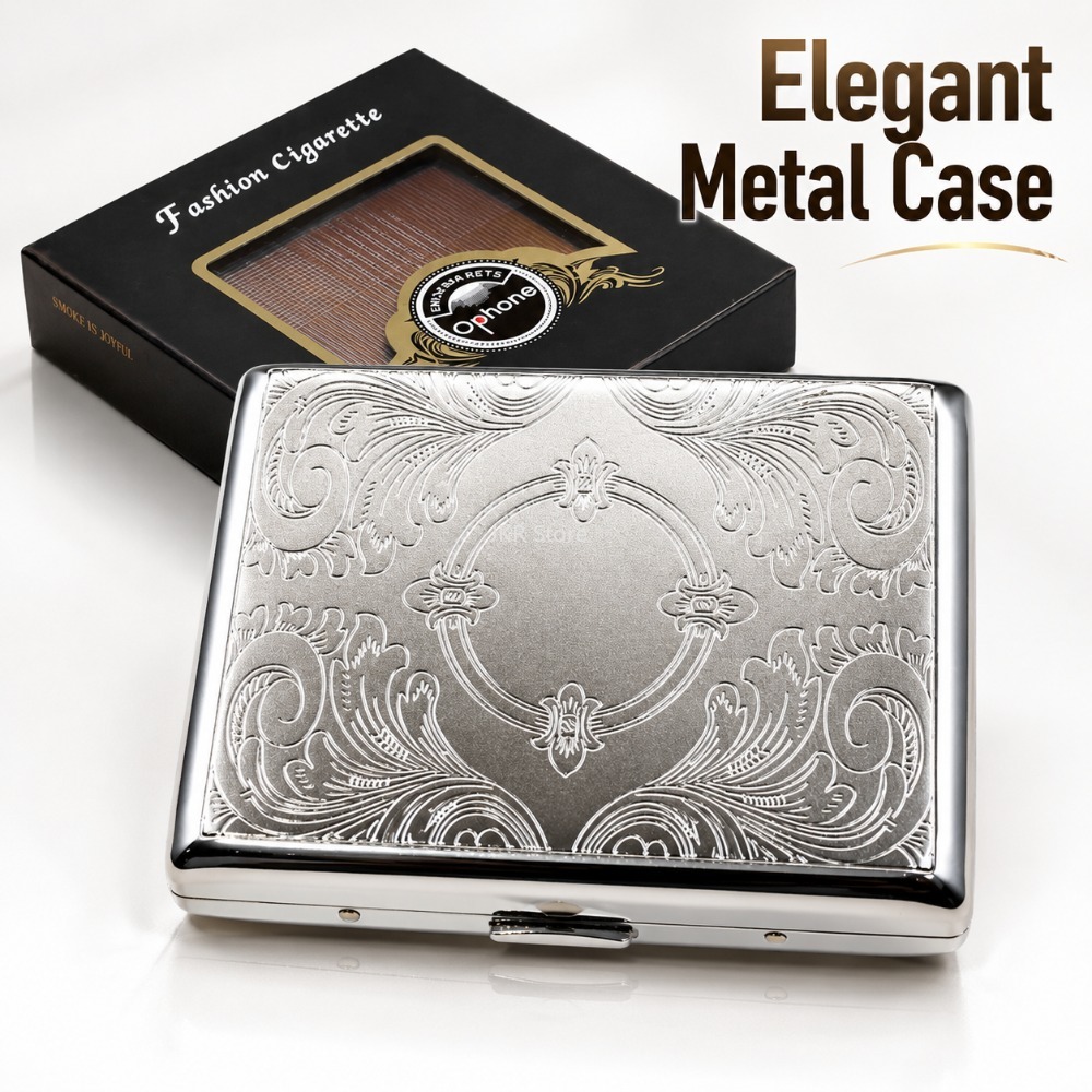 Men'S Accessories Case - علبة سجائر من الفولاذ المقاوم للصدأ