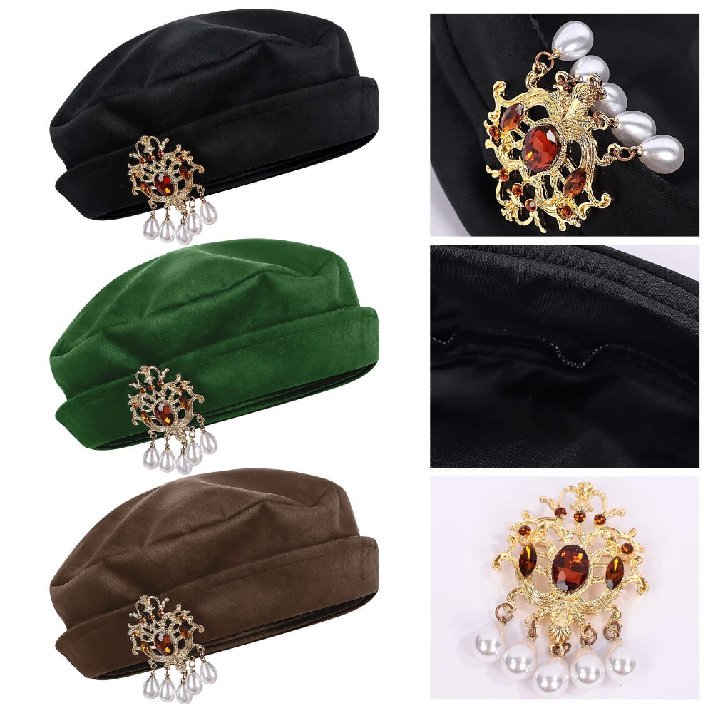 Men'S Accessories Vintage - قبعة بيريه رجالية من العصور الوسطى