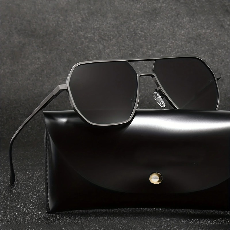 Sunglasses Polarized Men - نظارات شمسية مستقطبة بتصميم عتيق للرجال،