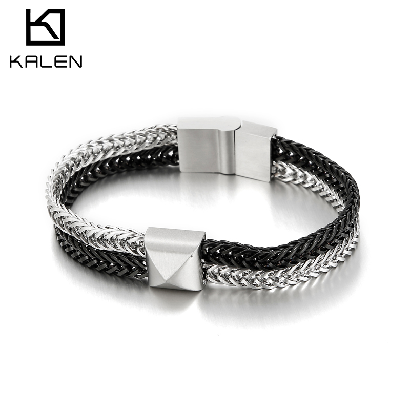Men Accessories Singapore - أساور كالين الشبكية المزدوجة الطبقات 6