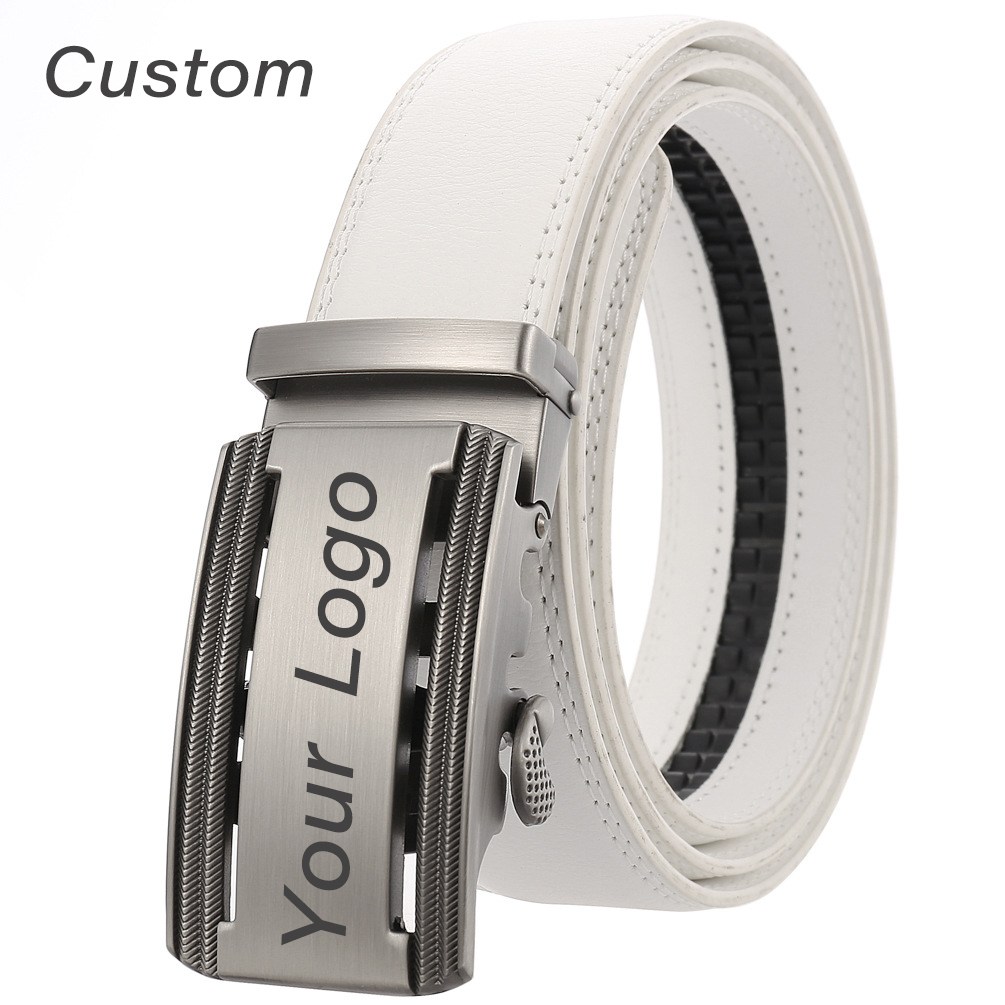Men Accessories Logo - شخصية رجل أبيض جلد حزام الأعمال
