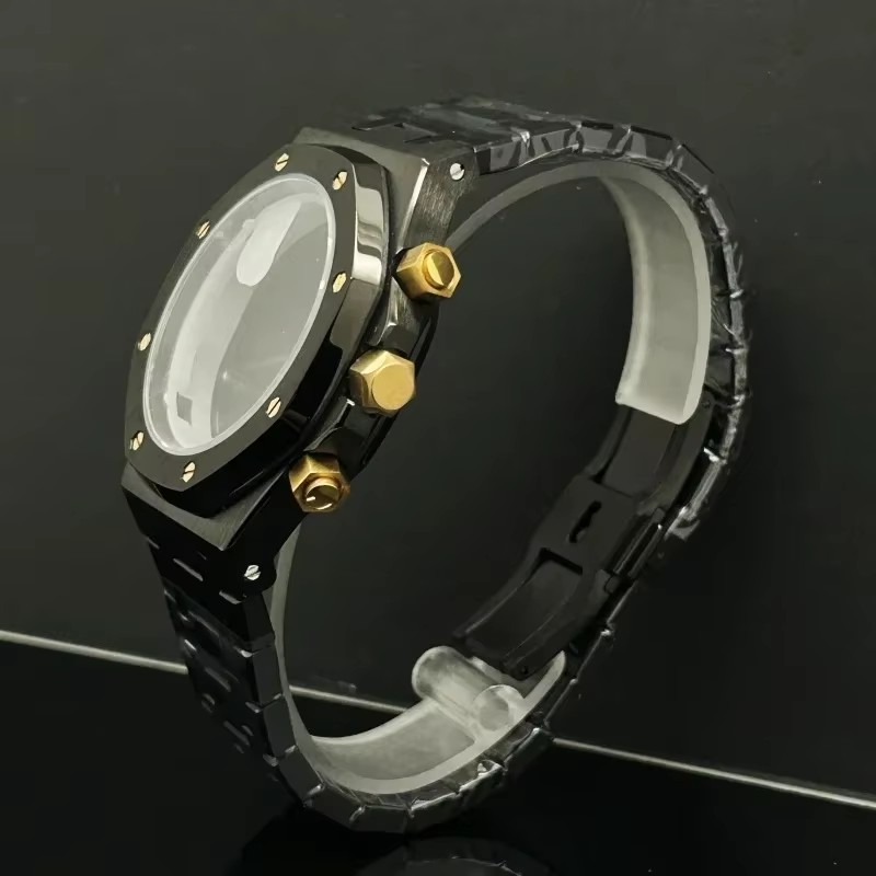 Men Accessories Logo - 41 مللي متر ارتفع الذهب الأسود