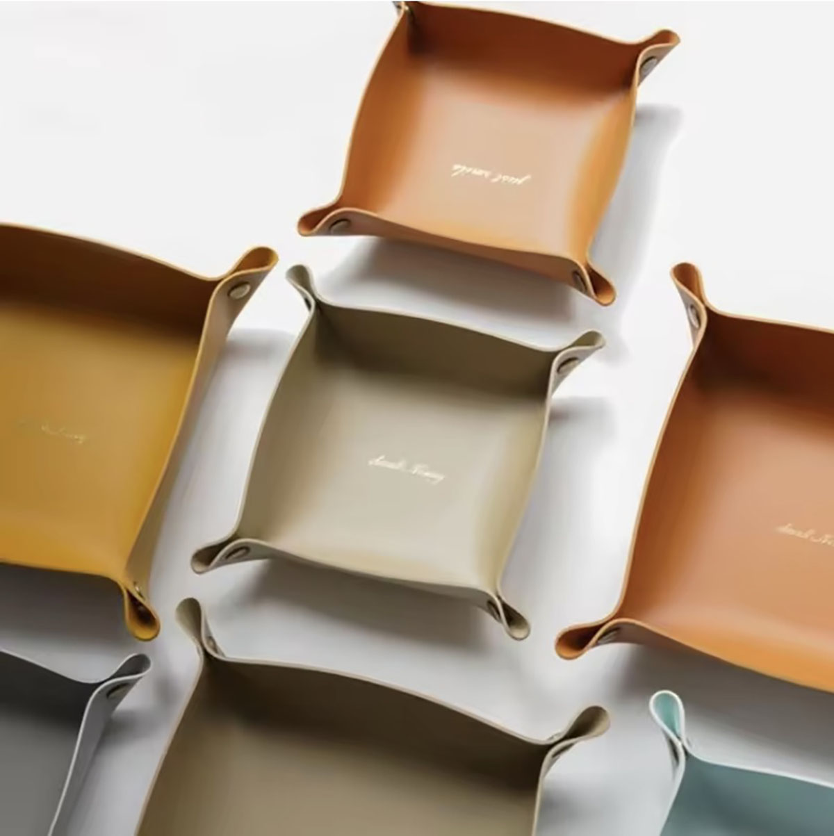 الشمال نمط الجلود صينية تخزين  - مراجعة Men'S Accessories Drawer Organizer وسعره