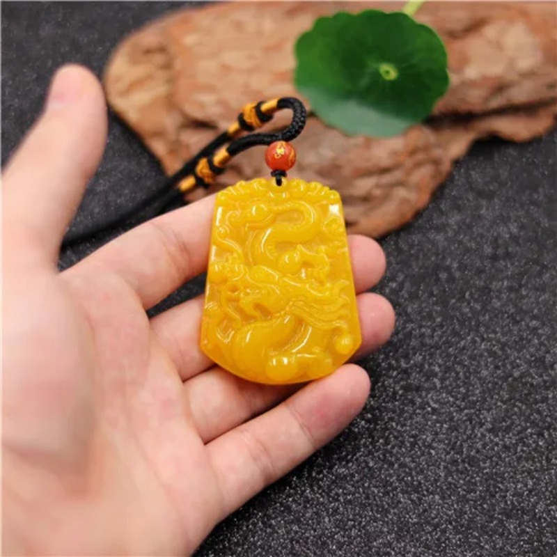 قلادة من اليشم اليشم اليشم الأ - مراجعة Men'S Yellow Accessories وسعره