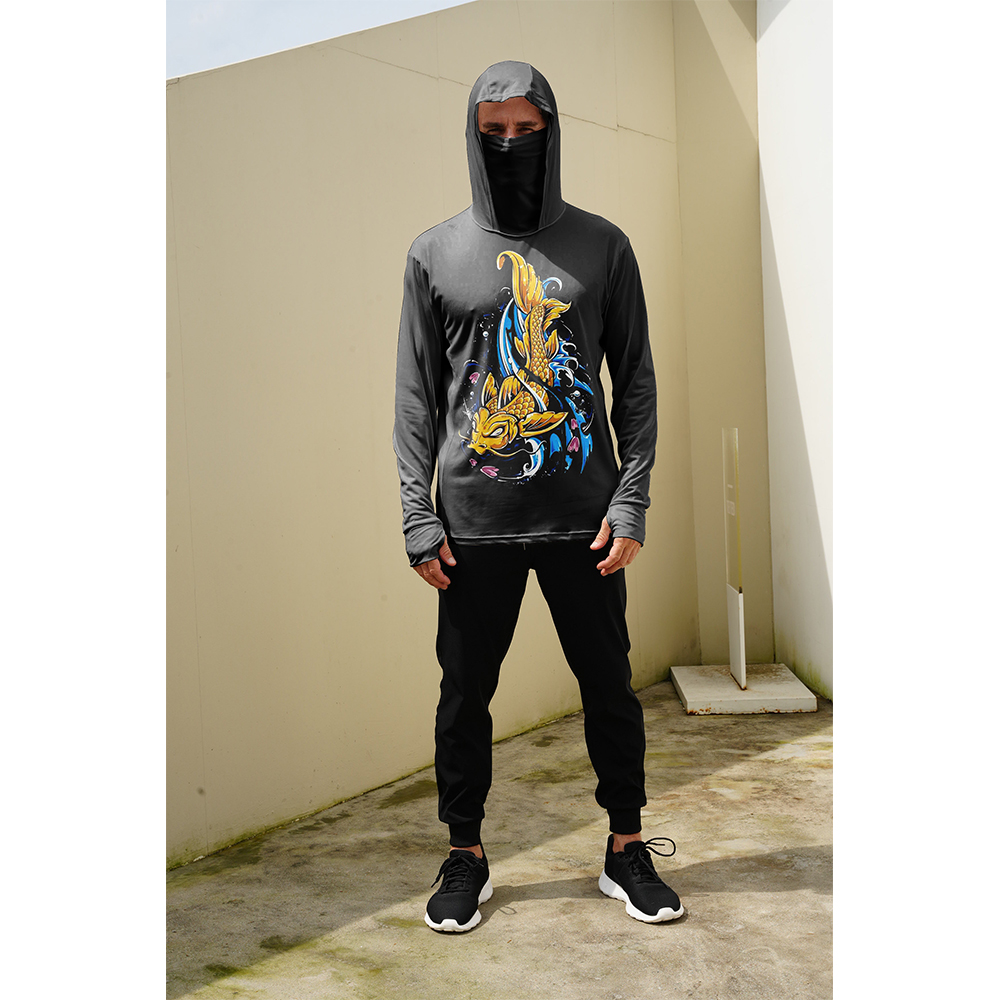 قمصان صيد للرجال مع قناع وغطاء - مراجعة Men'S Accessories Clothing وسعره