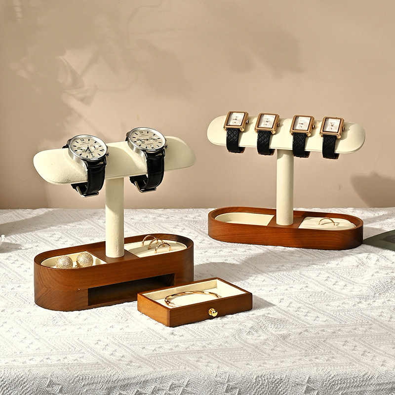 Oirlv خشب متين ساعة منظم الرف  - مراجعة Men'S Accessories Drawer Organizer وسعره