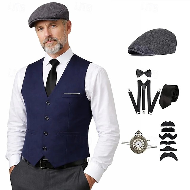 بدلة رجالية بمقاسات كبيرة من ع - مراجعة Men'S Accessories Vintage وسعره