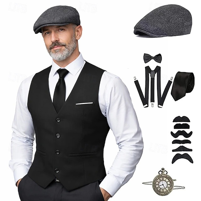 بدلة رجالية بمقاسات كبيرة من ع - مراجعة Men'S Accessories Vintage وسعره