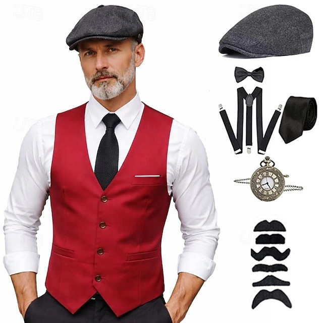 بدلة رجالية بمقاسات كبيرة من ع - مراجعة Men'S Accessories Vintage وسعره