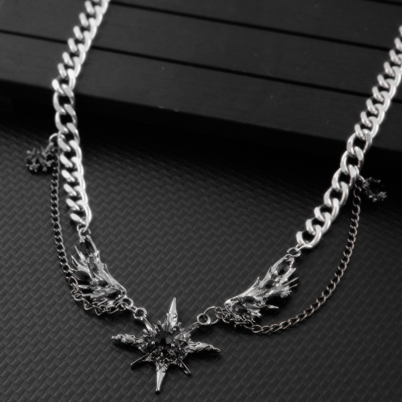 قلادة جديدة بتصميم قوطي داكن ع - مراجعة Men Accessories Singapore وسعره