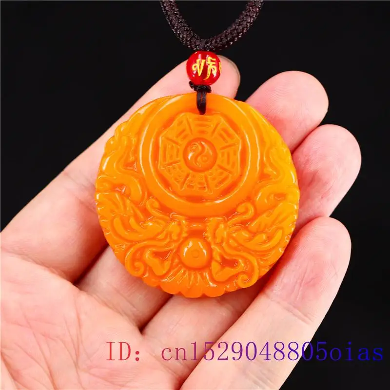 الأصفر اليشم قلادة على شكل تني - مراجعة Men'S Yellow Accessories وسعره