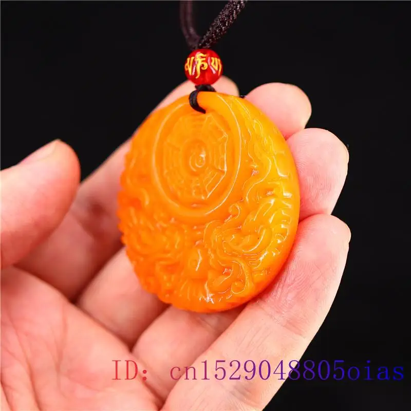 الأصفر اليشم قلادة على شكل تني - مراجعة Men'S Yellow Accessories وسعره