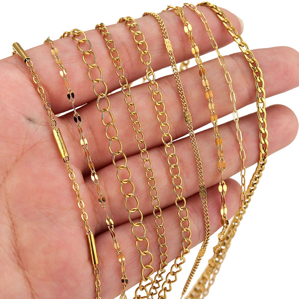 سلاسل طويلة من الفولاذ المقاوم - مراجعة Men Accessories Chain وسعره