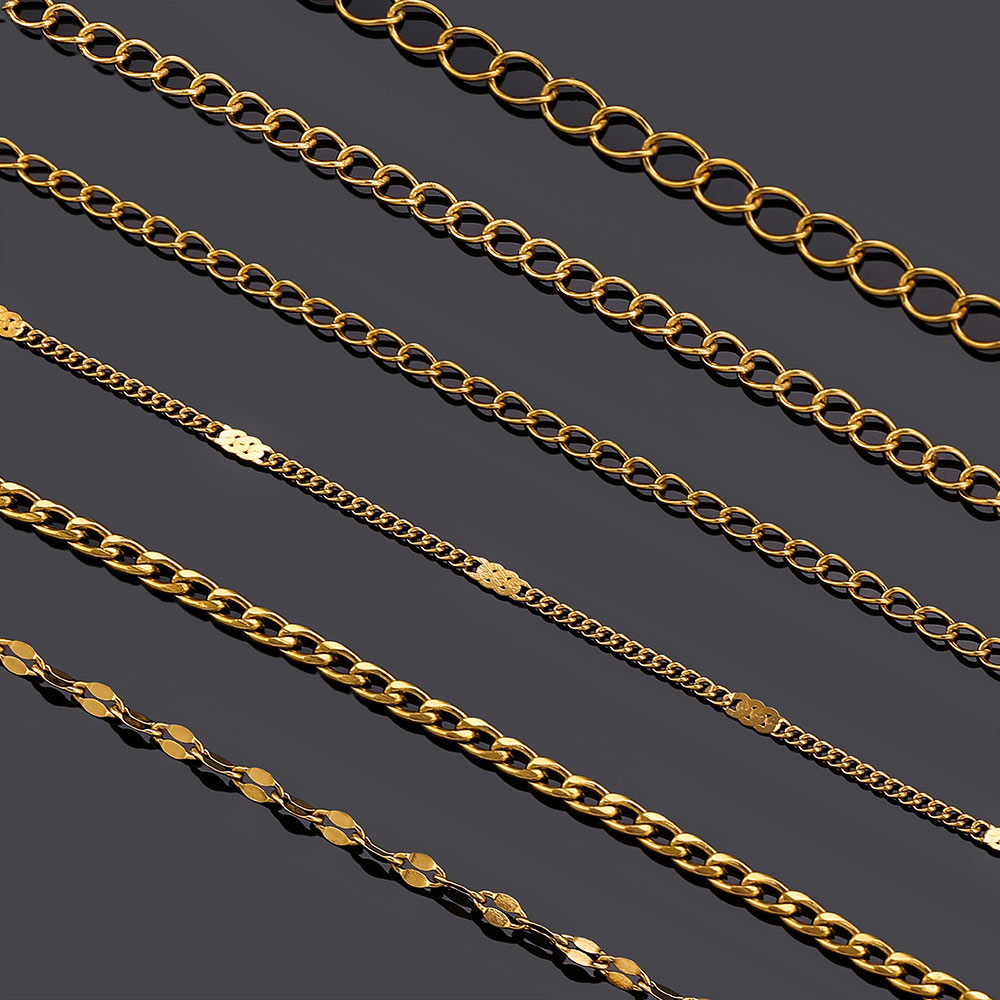 سلاسل طويلة من الفولاذ المقاوم - مراجعة Men Accessories Chain وسعره