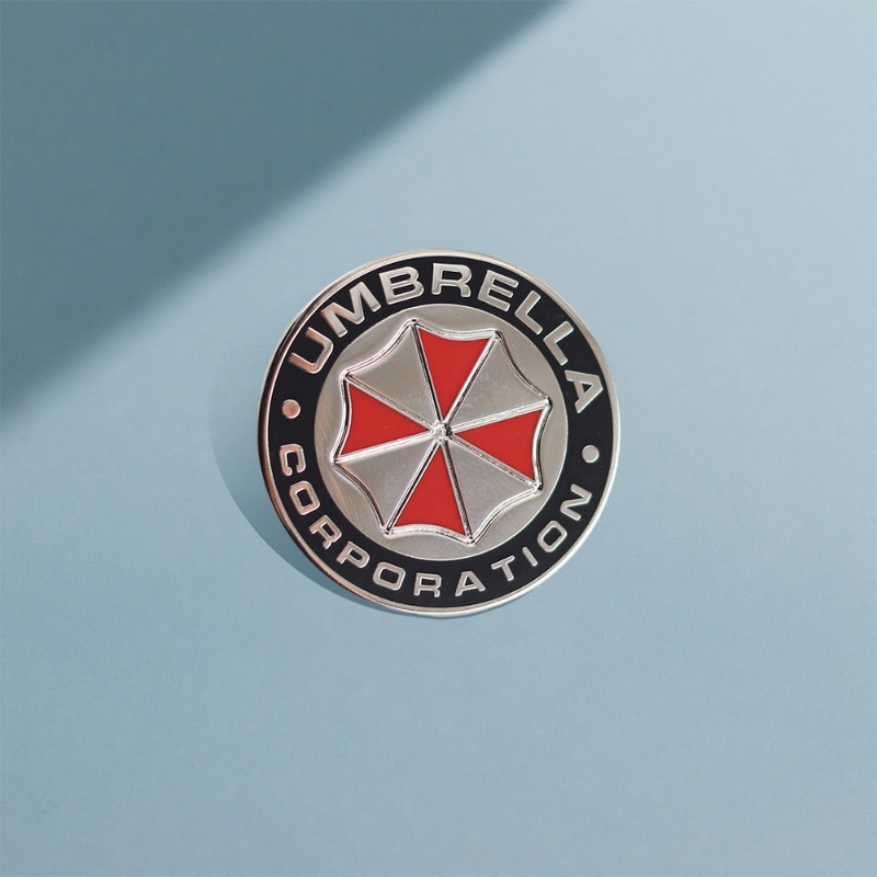 شارة معدنية بشعار شركة أمبريلا - مراجعة Men Accessories Logo وسعره