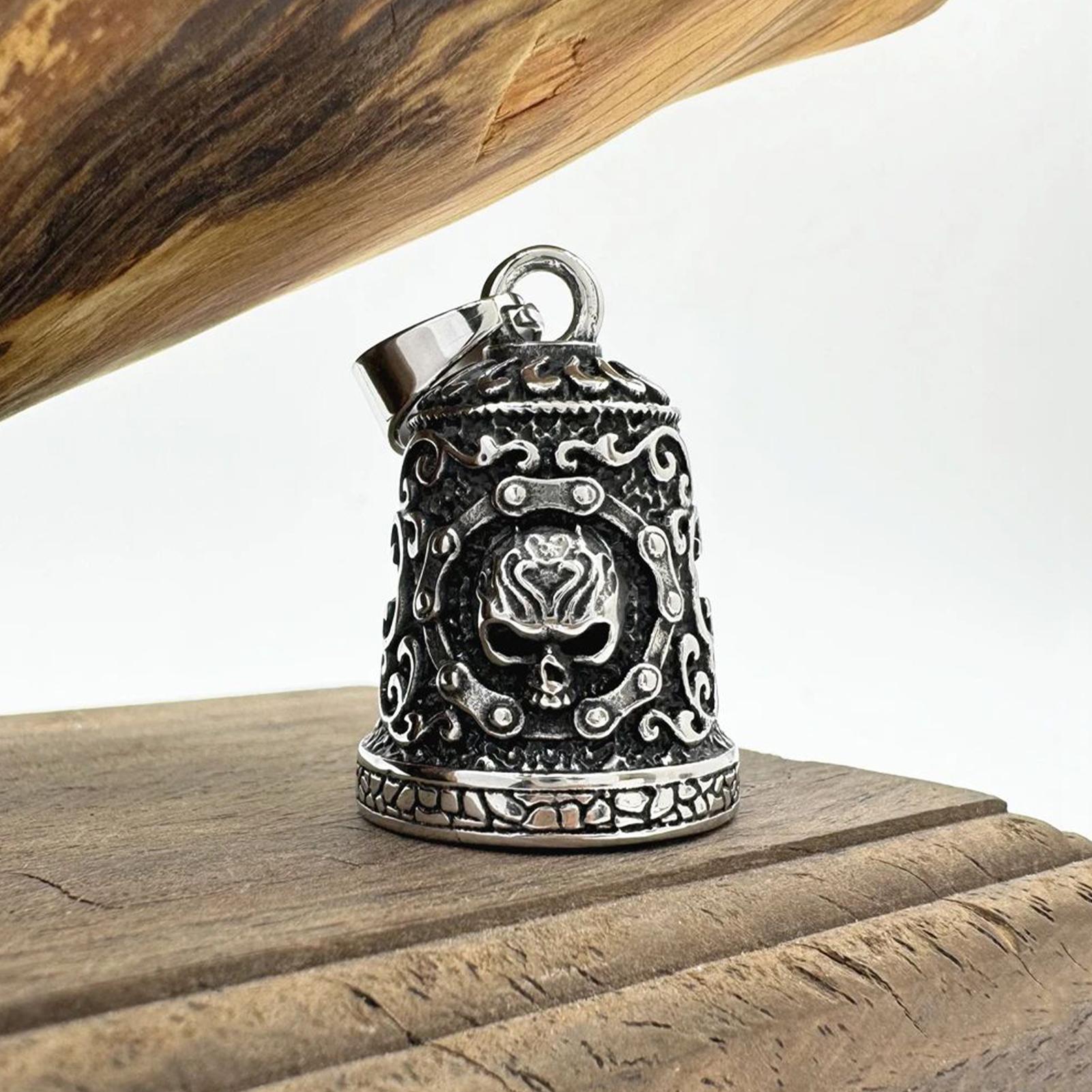جرس على شكل جمجمة للدراجات الن - مراجعة Men Accessories Chain وسعره