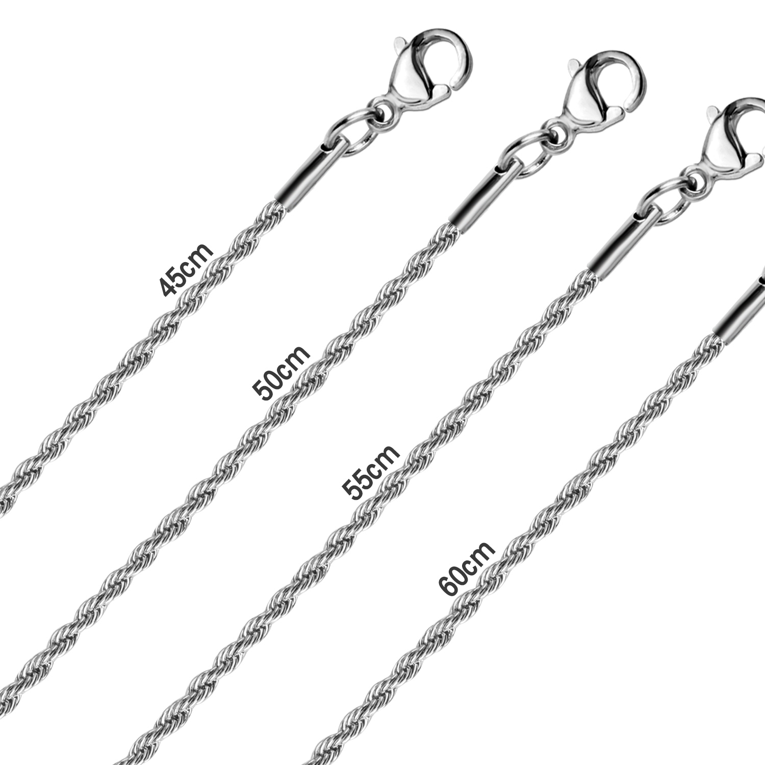 سلسلة حبلية ملتوية من LUXUSTEE - مراجعة Men Accessories Singapore وسعره