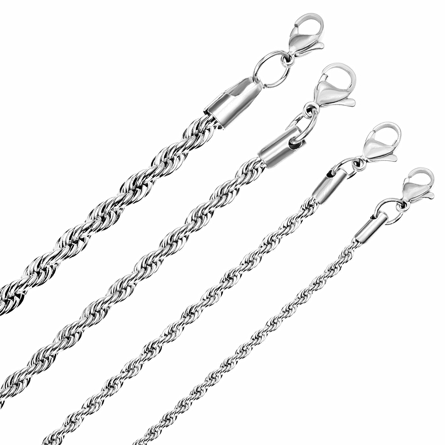 سلسلة حبلية ملتوية من LUXUSTEE - مراجعة Men Accessories Singapore وسعره
