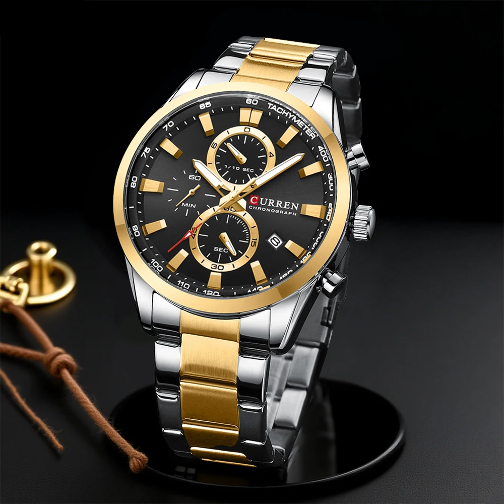 CURREN ساعات كوارتز كرونو رياض - مراجعة Men Accessories Jewelry وسعره