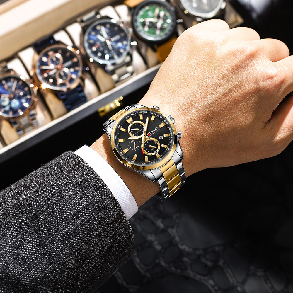CURREN ساعات كوارتز كرونو رياض - مراجعة Men Accessories Jewelry وسعره