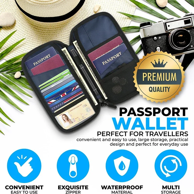 محفظة خفيفة الوزن لغطاء جواز ا - مراجعة Men'S Accessories Travel Bag وسعره