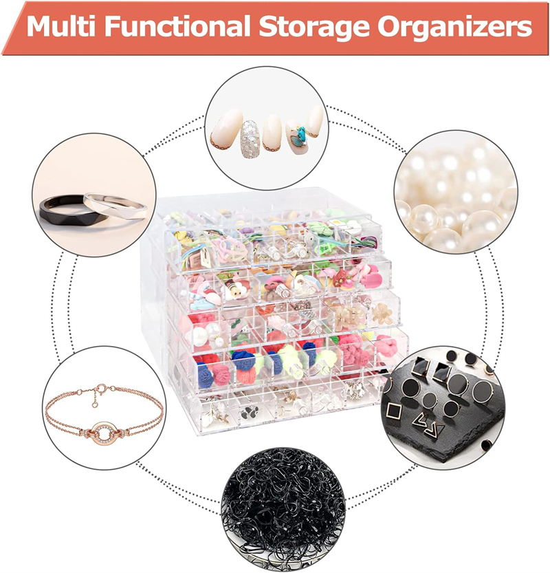 صندوق تخزين مجوهرات شفاف ، حام - مراجعة Men'S Accessories Drawer Organizer وسعره