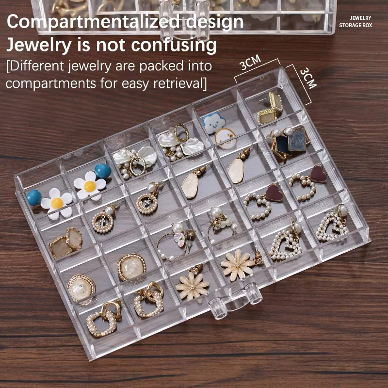 صندوق تخزين مجوهرات شفاف ، حام - مراجعة Men'S Accessories Drawer Organizer وسعره