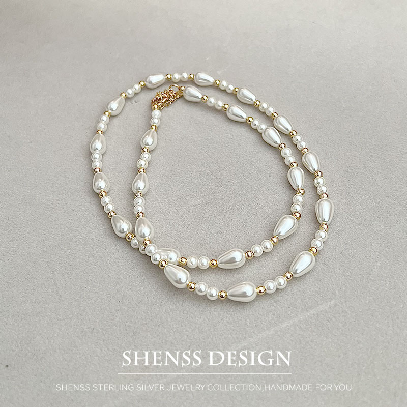 قلادة أنيقة من اللؤلؤ المقلد ع - مراجعة Men'S Accessories Drop Shipping وسعره