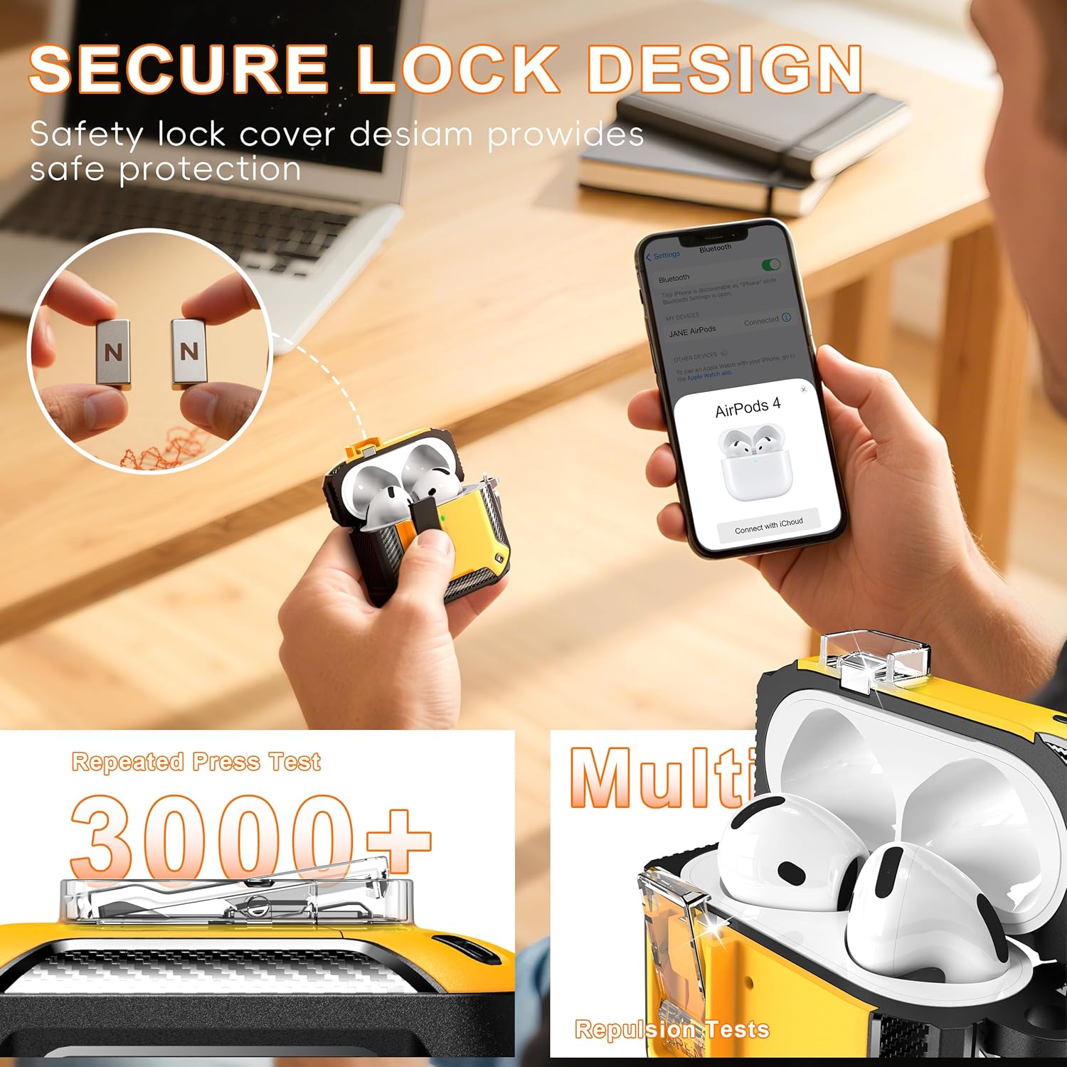 غطاء لسماعات AirPod 4 بتصميم أ - مراجعة Men'S Accessories Drop Shipping وسعره