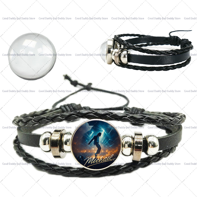 سوار ميشيل جاكسون المنسوج يدوي - مراجعة Men Accessories Jewelry وسعره