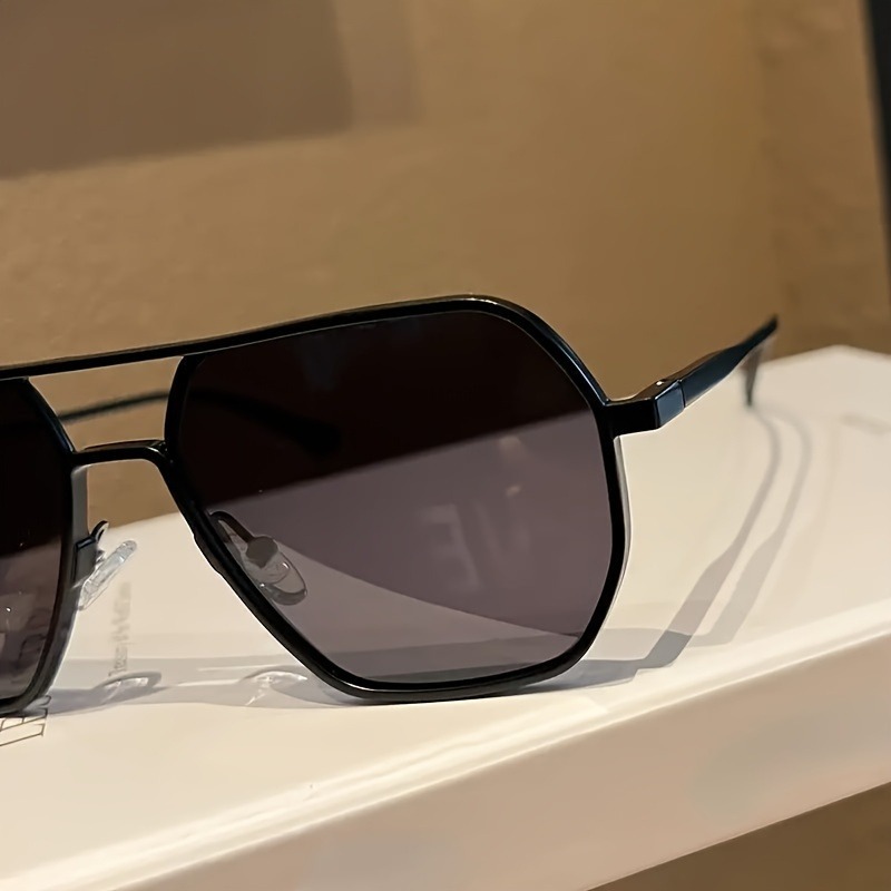 نظارات شمسية مربعة كبيرة الإطا - مراجعة Sunglasses Polarized Men وسعره
