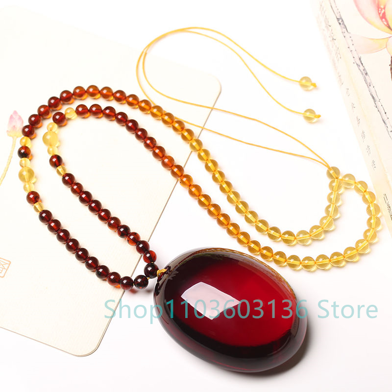 شمع العسل الطبيعي قلادة منحوتة - مراجعة Men'S Accessories Drop Shipping وسعره