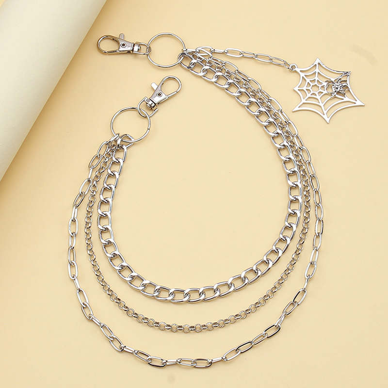 سلسلة سراويل معدنية بانك للرجا - مراجعة Men Accessories Chain وسعره