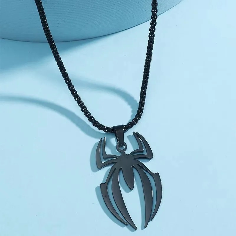 قلادة على شكل عنكبوت قوطي من ا - مراجعة Men Accessories Chain وسعره