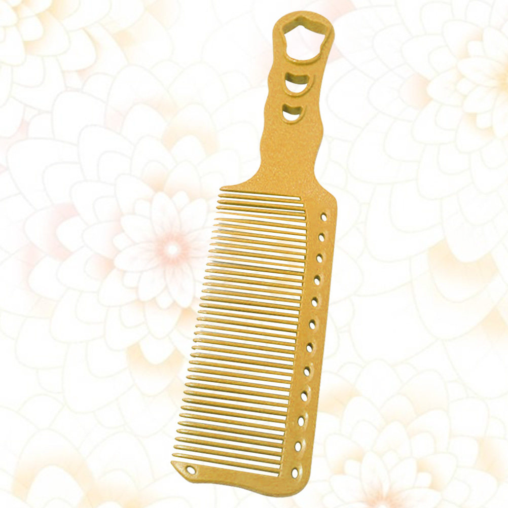 مشط قص الشعر من الراتنج الأصفر - مراجعة Men'S Yellow Accessories وسعره