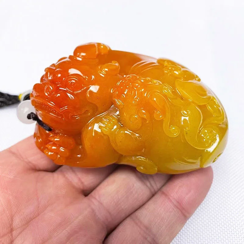 الطبيعية هوانغ Longyu Pixiu قل - مراجعة Men Accessories Chain وسعره
